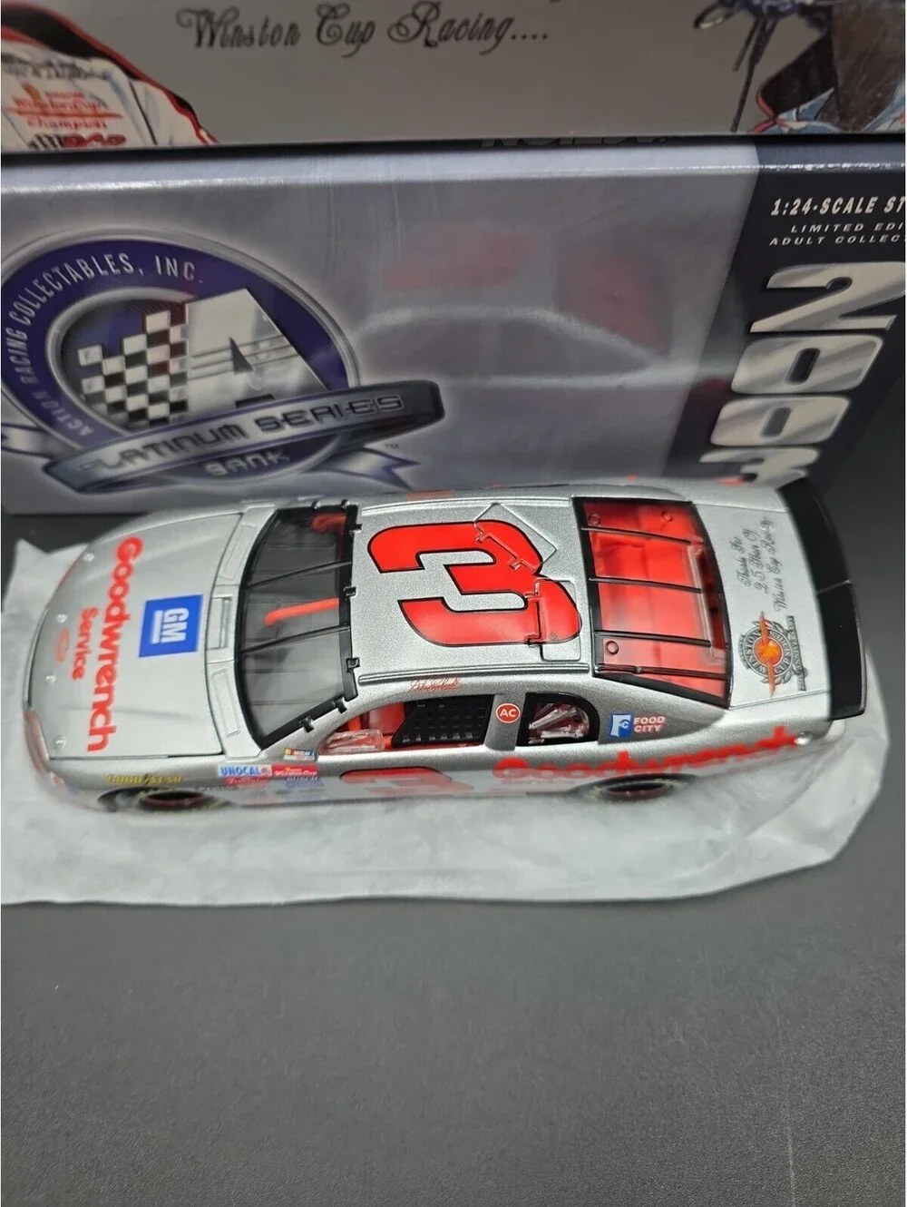 Dale Earnhardt #3 GOODWRENCH SERVICE SILVER SELECT 2003 1:24 1995 Diecast Car